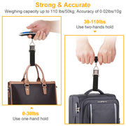 Portable 50kg LCD Digital Luggage Hanging Scale