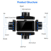 1080P Dual Dash Cam 3in Screen