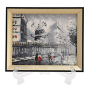 6Pcs Plastic Easels Plate Display Stand Picture Frame Holder for Photo Dish Art Pieces Certificates Placecard Home Office Birthday Decoration