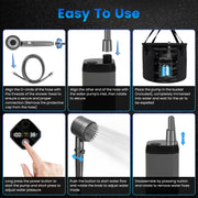 Waterproof Camping Shower Set