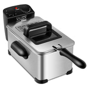 Electric Stainless Steel Deep Fryer with Timer