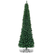 PVC Artificial Slim Pencil Christmas Tree-5 Feet - 7 Feet