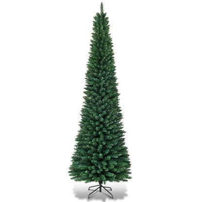 PVC Artificial Slim Pencil Christmas Tree-5 Feet - 7 Feet