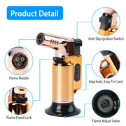 Yellow Culinary Refillable Butane Torch Lighter