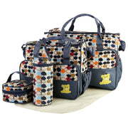5PCS Baby Nappy Diaper Bags
