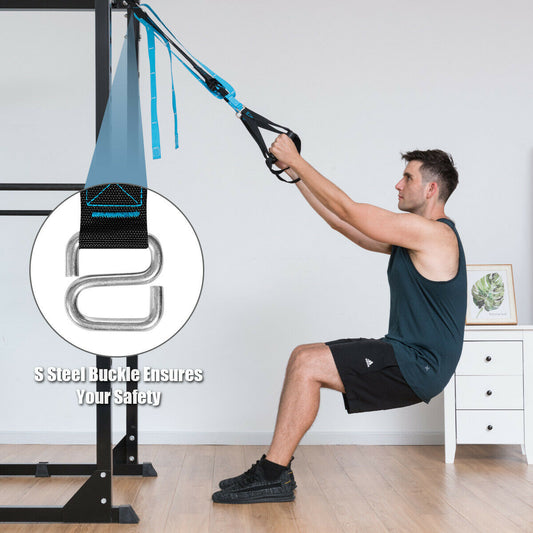 Bodyweight Fitness Resistance Adjustable Straps with Bag