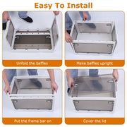 70QT/66L Foldable Storage Bins