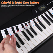 61-Key Piano Keyboard Stickers