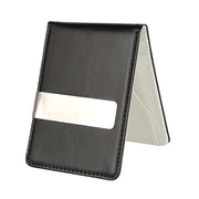 Unisex PU Leather Wallet RFID Blocking Slim Bifold Credit Card Holder with Money Clip