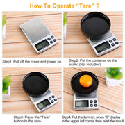 Pocket Electronic Kitchen Scale