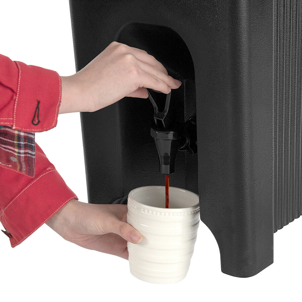5 Gallon Insulated Beverage Server Dispenser-Black