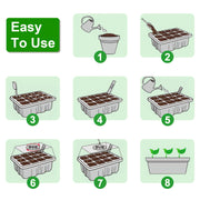 5Packs Seed Starter Tray