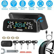 Wireless Solar Car Tire Pressure Monitoring System Auto Tire Pressure Monitor