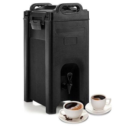 5 Gallon Insulated Beverage Server Dispenser-Black