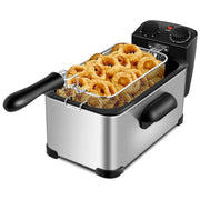 Electric Stainless Steel Deep Fryer with Timer
