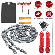 55in 68 Sharp Teeth Hand Rope Chainsaw Kit