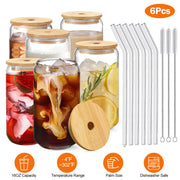 6Pcs Mason Jar Cups