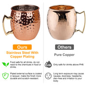 4Pcs Moscow Mule Mugs