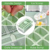 Ice Cube Tray With Lid And Bin