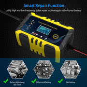 Car Battery Charger 12V/6A Smart Automatic Battery Charger