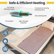 Electric Heated Mattress Pad with 5 Heating Levels and Overheat Protection