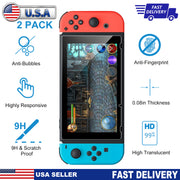 2 Pack Screen Protector Tempered Glass Screen Saver HD Anti-Scratch for Nintendo Switch
 
 6.2 Inch Protector Film