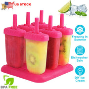 6Pcs Popsicle Molds