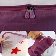 9Pcs Purple Clothes Storage Bags Travel Luggage Organizer