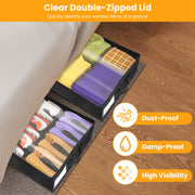 2Pcs Under Bed Storage Container