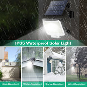 Solar Powered Flood Light Solar IP65 Waterproof Motion Sensor Wall Lamp