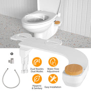 Bidet Attachment Non-Electric Fresh Water Bidet Sprayer Toilet Seat Attachment
