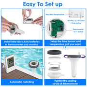 Wireless Floating Pool Thermometer