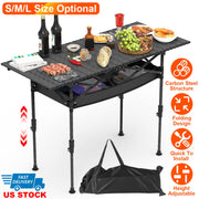 Adjustable Folding Camping Table