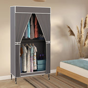 2 Tier Clothing Rack With Cover