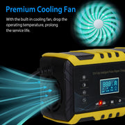 Car Battery Charger 12V/6A Smart Automatic Battery Charger