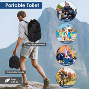 Portable Retractable Camping Toilet Kit