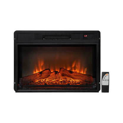 18/23 Inch Electric Fireplace Inserted with Adjustable LED Flame-23 inches - 23 Inches