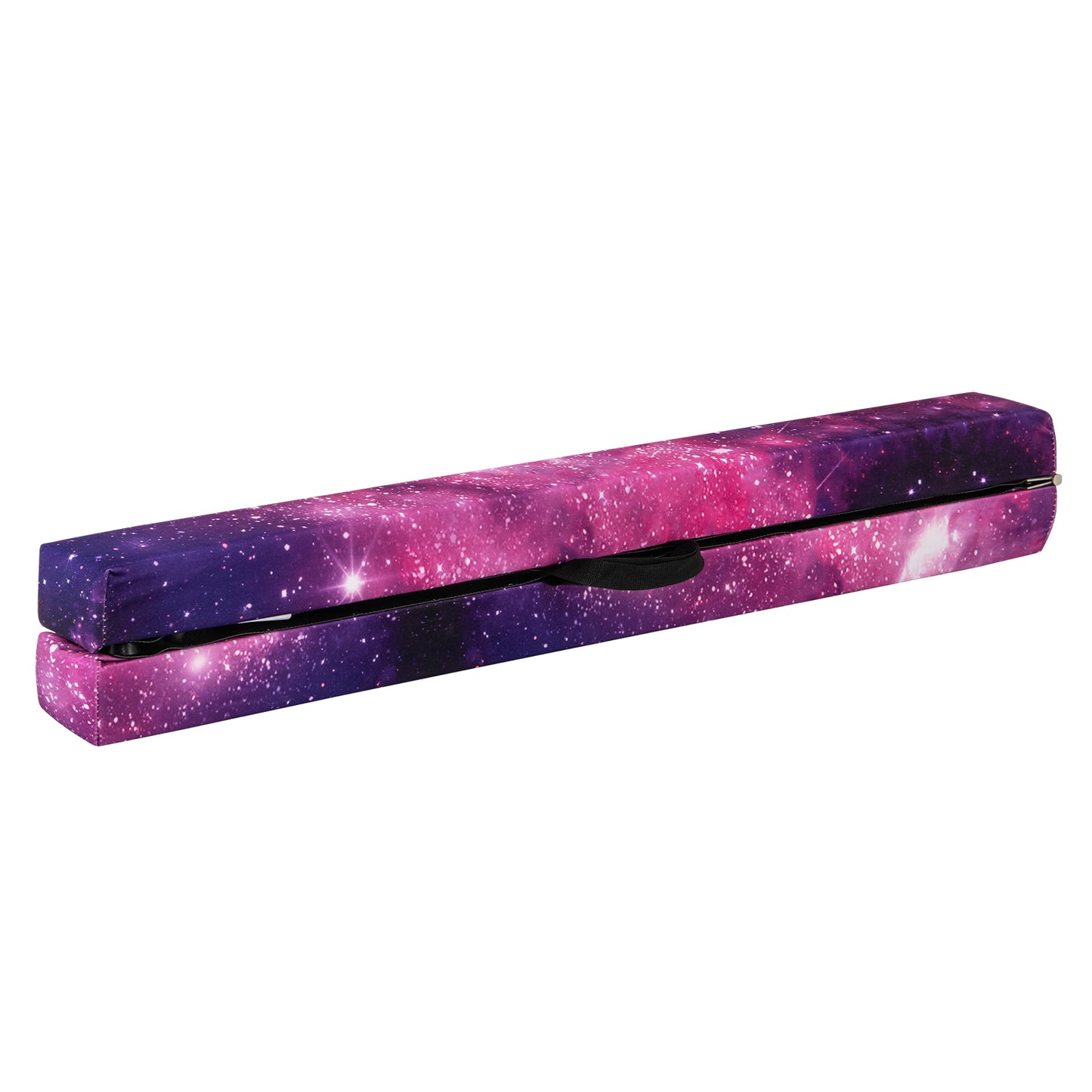 Folding Balance Beam with Solid Wood Base and Anti-slip Bottom-Light Pink - Pink