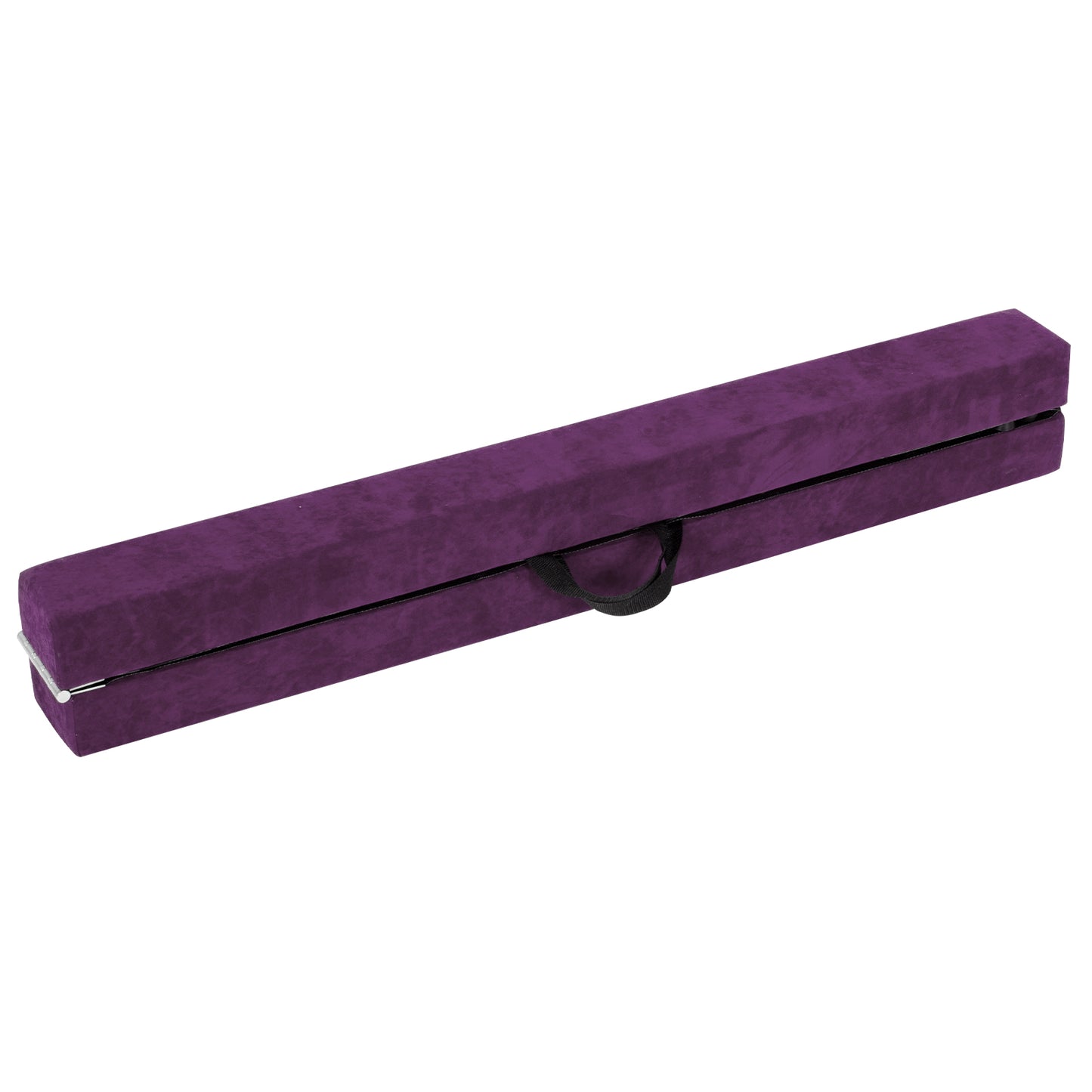 Folding Balance Beam with Solid Wood Base and Anti-slip Bottom-Light Pink - Purple