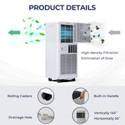 8000 BTU Air Cooler – 3-in-1 w/ Fan
