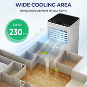 8000 BTU Air Cooler – 3-in-1 w/ Fan