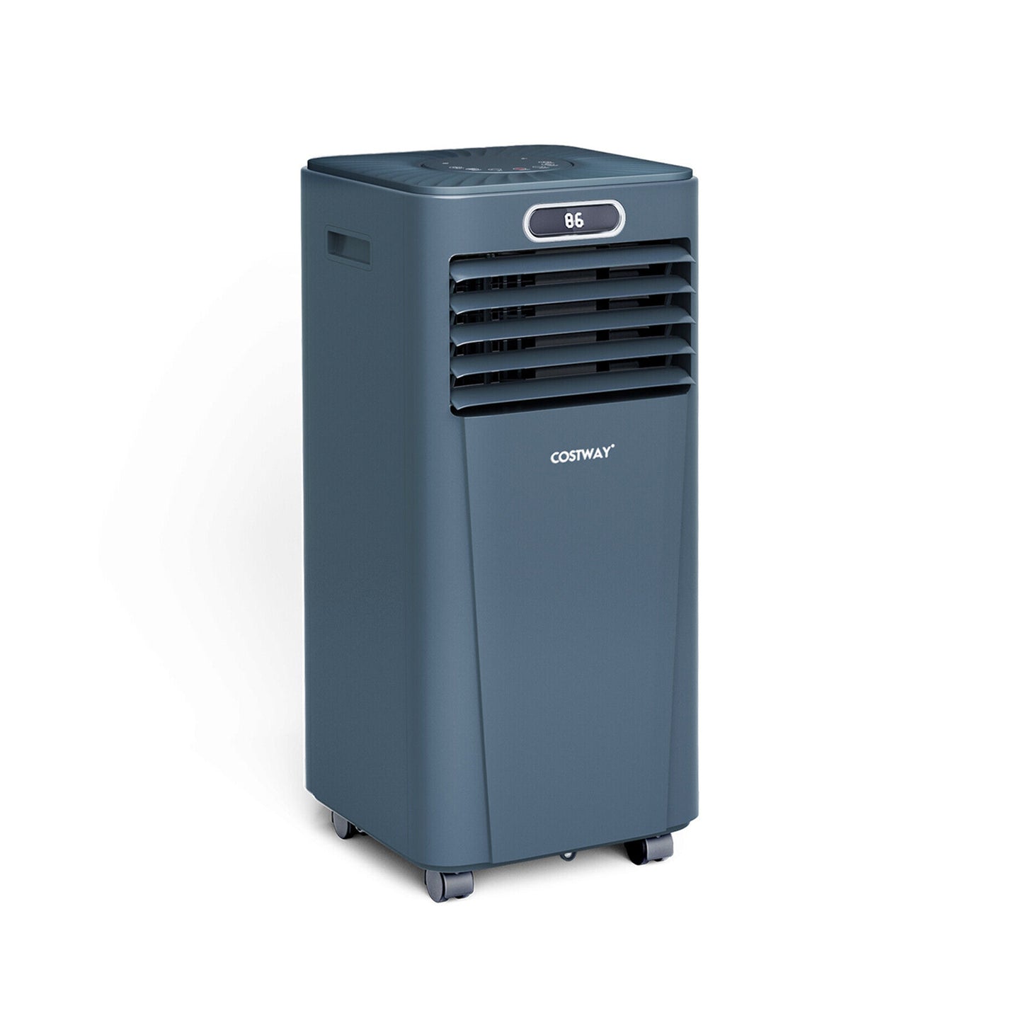 10000 BTU 4-in-1 Portable Air Conditioner with Dehumidifier and Fan Mode-Dark Blue - Dark Blue