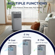 Compact 10,000 BTU Portable AC