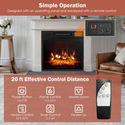 18/23" Electric Insert with Adjustable Flame