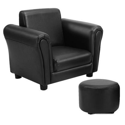 Kids Armrest Sofa with Ottoman