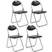 2/4/6 Pieces Portable Folding Dining Chairs Set with Carrying Handles-Set of 4