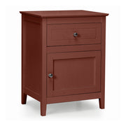 2-Tier Accent Table with Spacious Tabletop-Cherry
