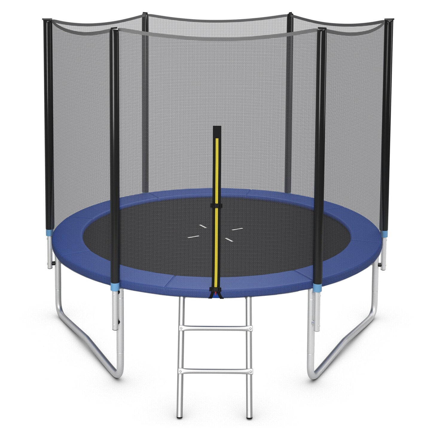 8/10/12/14/15/16Feet Outdoor Trampoline Bounce Combo with Safety Closure Net Ladder-15 ft - 10 Ft