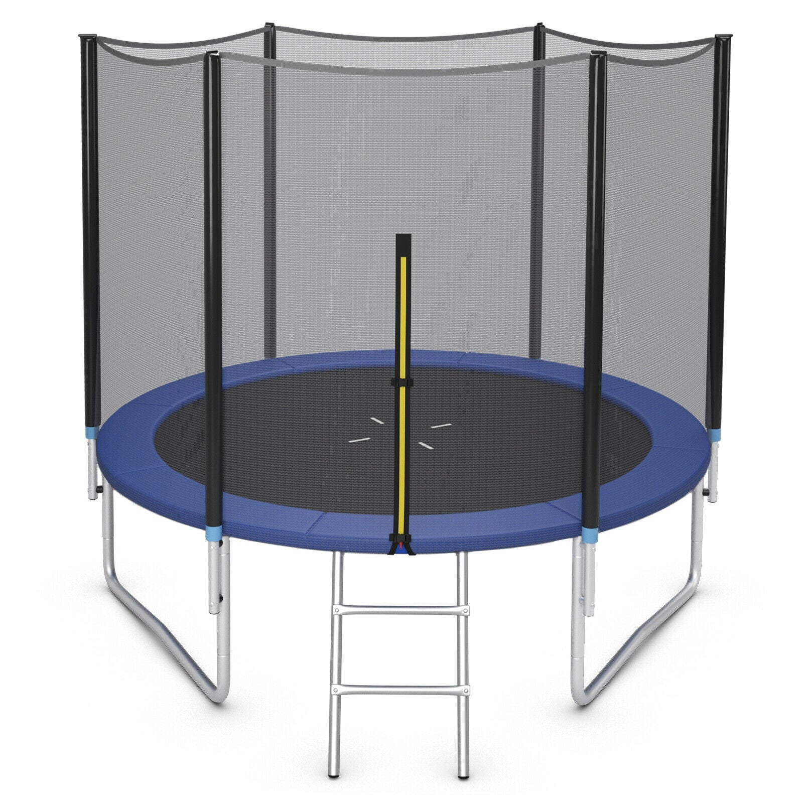 8/10/12/14/15/16Feet Outdoor Trampoline Bounce Combo with Safety Closure Net Ladder-15 ft - 10 Ft