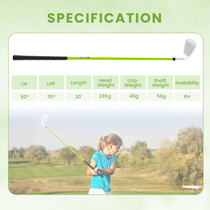 Individual Gold Club for Boys and Girls with Fiberglass Shaft and Headcover